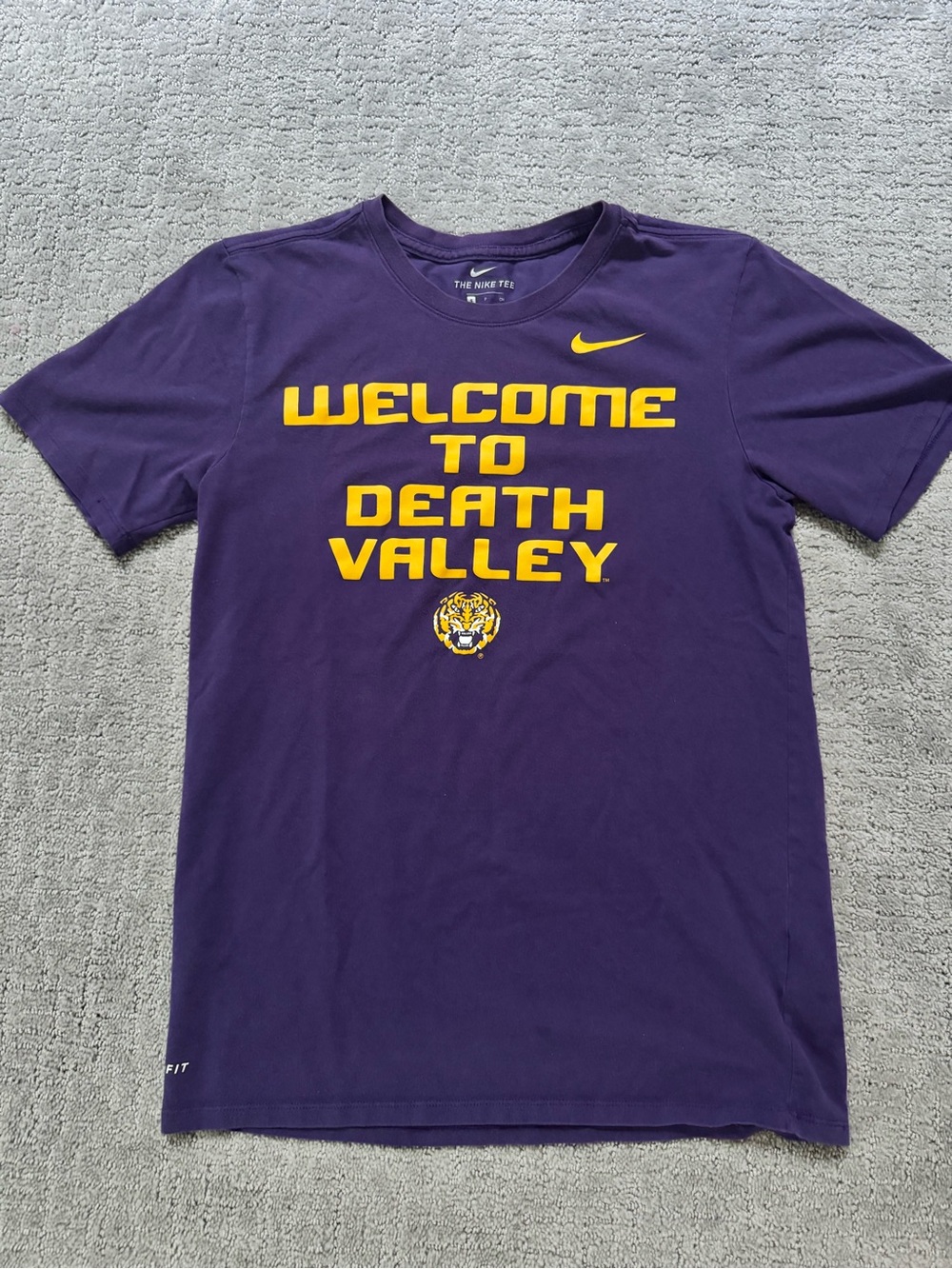 LSU x Nike Purple 'Welcome to Death Valley' T-shirt